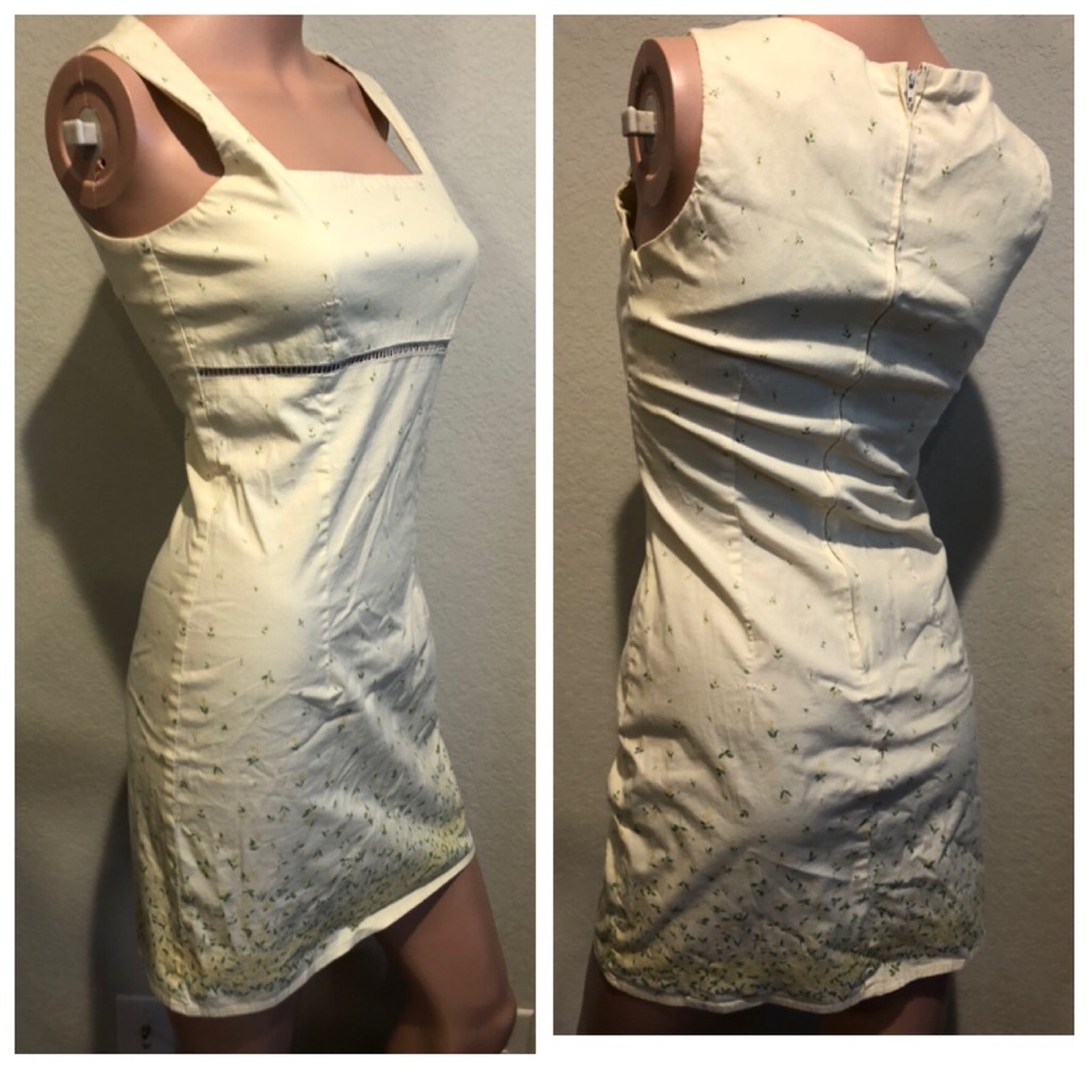 Vintage 90's Yellow Mini-Dress